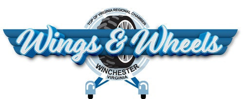 Wings and Wheels event logo for Top of Virginia Regional Chamber in Winchester, Virginia