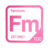 FERMIUM Periodic Table Tile – Educational Wall Art for Science Lovers, 5.6 x 5.6 Inches