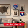 GL Interstate Shield Silhouette sign extra 2 view