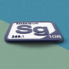 SEABORGIUM Periodic Table Tile – Educational Wall Art for Science Lovers, 5.6 x 5.6 Inches