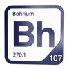 BOHRIUM Periodic Table Tile – Educational Wall Art for Science Lovers, 5.6 x 5.6 Inches
