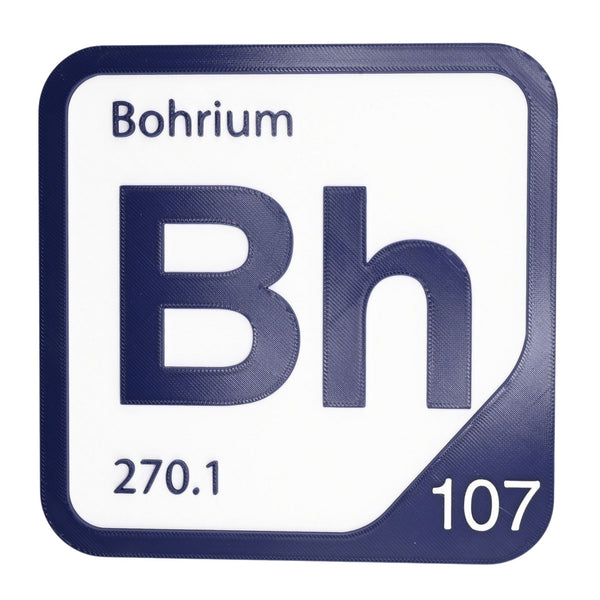 BOHRIUM Periodic Table Tile – Educational Wall Art for Science Lovers, 5.6 x 5.6 Inches