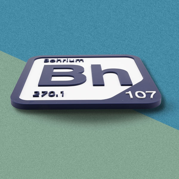 BOHRIUM Periodic Table Tile – Educational Wall Art for Science Lovers, 5.6 x 5.6 Inches