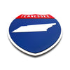 Tennessee Interstate Shield Silhouette sign flat view