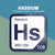HASSIUM Periodic Table Tile – Educational Wall Art for Science Lovers, 5.6 x 5.6 Inches