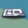 HASSIUM Periodic Table Tile – Educational Wall Art for Science Lovers, 5.6 x 5.6 Inches