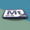 MEITNERIUM Periodic Table Tile – Educational Wall Art for Science Lovers, 5.6 x 5.6 Inches