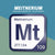 MEITNERIUM Periodic Table Tile – Educational Wall Art for Science Lovers, 5.6 x 5.6 Inches
