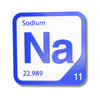 SODIUM Periodic Table Tile – Educational Wall Art for Science Lovers, 5.6 x 5.6 Inches