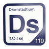 DARMSTADTIUM Periodic Table Tile – Educational Wall Art for Science Lovers, 5.6 x 5.6 Inches