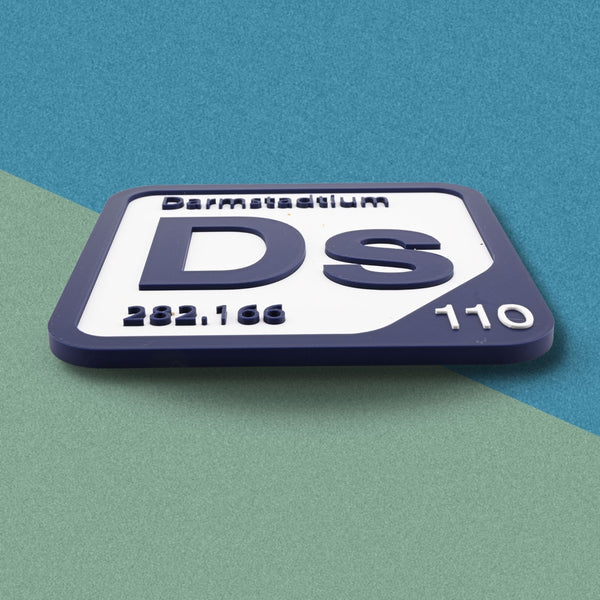 DARMSTADTIUM Periodic Table Tile – Educational Wall Art for Science Lovers, 5.6 x 5.6 Inches
