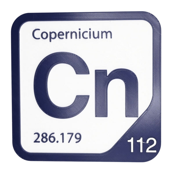 COPERNICIUM Periodic Table Tile – Educational Wall Art for Science Lovers, 5.6 x 5.6 Inches