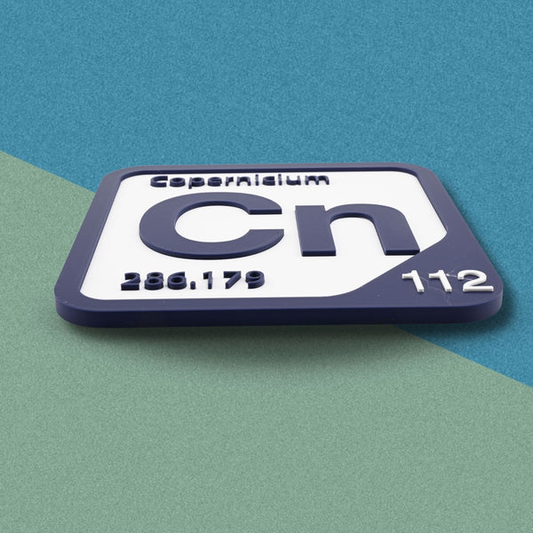 COPERNICIUM Periodic Table Tile – Educational Wall Art for Science Lovers, 5.6 x 5.6 Inches