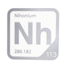 NIHONIUM Periodic Table Tile – Educational Wall Art for Science Lovers, 5.6 x 5.6 Inches