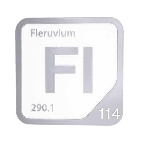FLEROVIUM Periodic Table Tile – Educational Wall Art for Science Lovers, 5.6 x 5.6 Inches