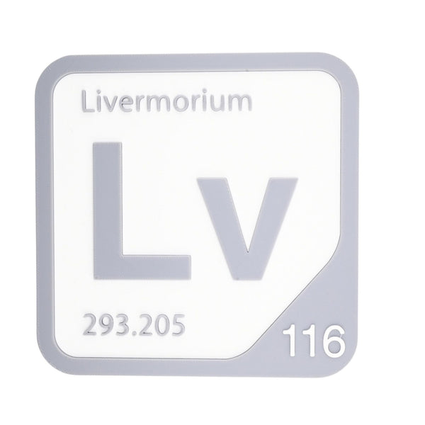LIVERMOIUM Periodic Table Tile – Educational Wall Art for Science Lovers, 5.6 x 5.6 Inches