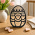 Heart Trio Elegant Outlines sculpture — lifestyle view