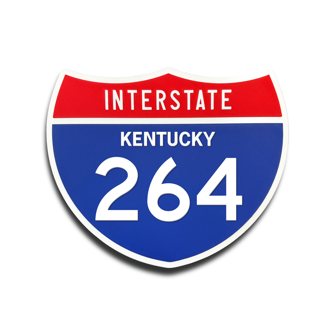 Interstate 264 Kentucky road sign replica front view