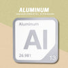 ALUMINUM Periodic Table Tile – Educational Wall Art for Science Lovers, 5.6 x 5.6 Inches