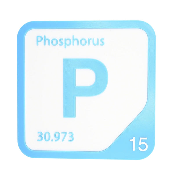 PHOSPHORUS Periodic Table Tile – Educational Wall Art for Science Lovers, 5.6 x 5.6 Inches