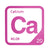 Calcium periodic table Elemental Tile in Magenta