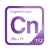 Copernicium periodic table Elemental Tile in Purple