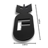 F Bomb Wall Sign - Explosive Humor Home Decor, Easy to Install, Quirky and Durable, Perfect Funny Gift Idea