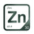 Zinc periodic table Elemental Tile in Forest Green