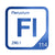 Flerovium periodic table Elemental Tile in Blue