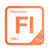 Flerovium periodic table Elemental Tile in Orange