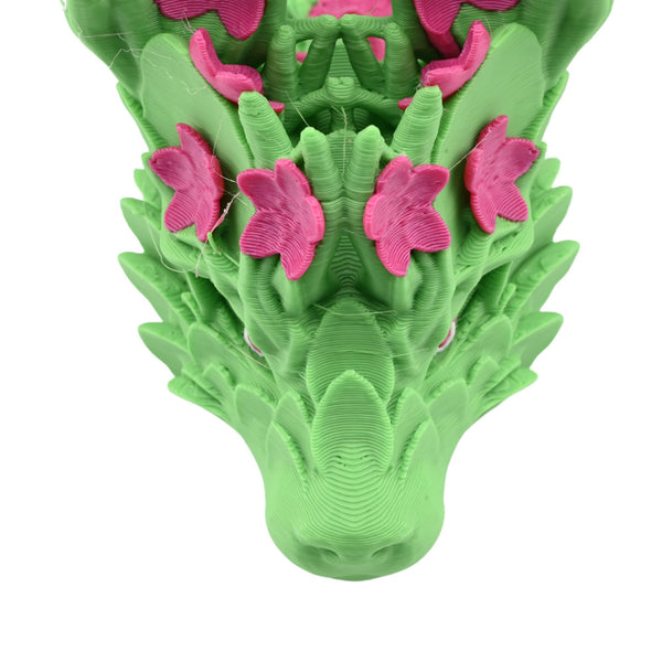 Cherry Blossom Dragon Articulating Fidget Toy – Flexible, Expandable, and Colorful Dragon Design