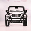Jeep Wrangler Sculpture Front View Minimalist Line Art SUV Statue, Off-Road Vehicle Wall Decor, Adventure Lover Gift, Modern Desk Display