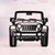 Jeep Wrangler Sculpture Front View Minimalist Line Art SUV Statue, Off-Road Vehicle Wall Decor, Adventure Lover Gift, Modern Desk Display