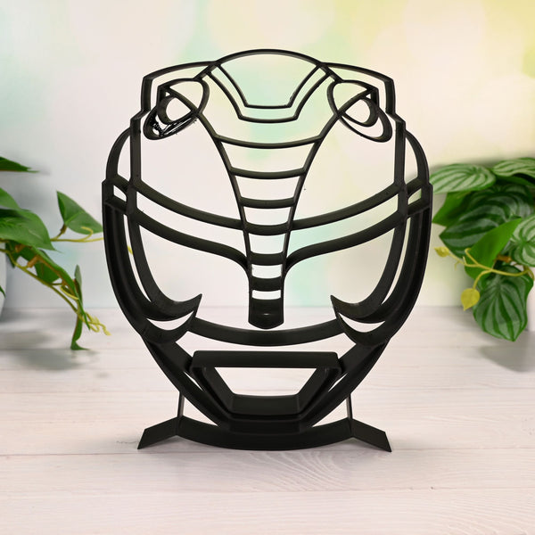 Mighty Morphin Power Ranger Helmet Sculpture, Minimalist Line Art, Power Ranger Helmet Silhouette Home Decor, Modern Hobbies and Desk Line Art Gift
