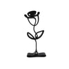 Classic Rose Sculpture, Minimalist Line Art, Rose Silhouette, Elegant Floral Home Decor, Modern Hobbies, Desk Line Art