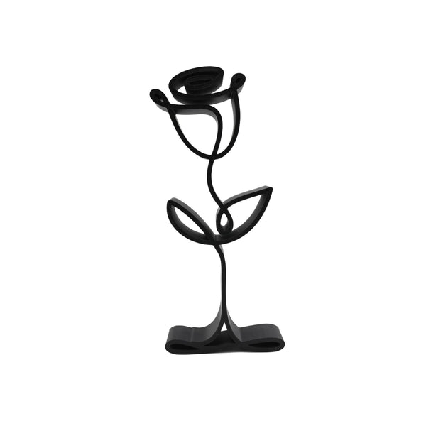 Classic Rose Sculpture, Minimalist Line Art, Rose Silhouette, Elegant Floral Home Decor, Modern Hobbies, Desk Line Art