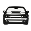 Dodge Challenger Front View, Minimalist Line Art Dodge Challenger, Bold Car Art Home Decor, Modern Hobbies and Desk Line Art for Car Lovers