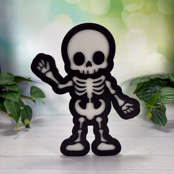 Friendly Skeleton Glow – Glow in the Dark Halloween Skeleton Decoration for Home & Party