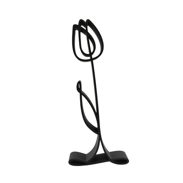 Lily Open Bud Decor, Minimalist Line Art, Lily-Inspired Sculpture, Home Decor, Modern Hobbies, Desk Line Art