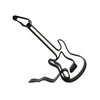 Electric Guitar Sculpture, Minimalist Line Art, Elegant Music Enthusiast Home Decor, Modern Hobbies, Desk Line Art