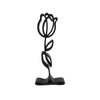 Rose Bud Sculpture, Minimalist Line Art, Rose Silhouette, Elegant Floral Home Decor, Modern Hobbies, Desk Line Art