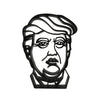 Donald Trump Face Silhouette, Minimalist Line Art, Portrait Sculpture, Elegant Political Artwork, Home Decor, Modern Hobbies, Desk Line Art