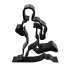 Athletic Male Runner, Minimalist Line Art Athlete, Strong and Focused Runner Silhouette Home Decor, Modern Hobbies and Desk Line Art