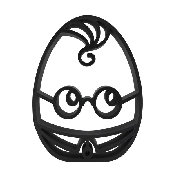Boy Wizard Easter Decor, Minimalist Line Art, Egg Silhouette Statue, Elegant Seasonal Home Decor, Modern Hobbies, Desk Line Art
