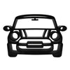 Mini Cooper S Front View, Minimalist Line Art, Unique Automotive Silhouette Home Decor, Modern Hobbies and Desk Line Art