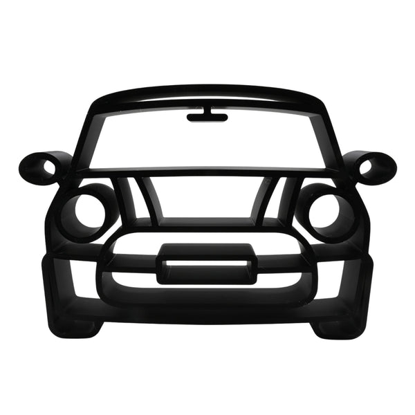 Mini Cooper S Front View, Minimalist Line Art, Unique Automotive Silhouette Home Decor, Modern Hobbies and Desk Line Art