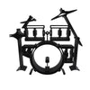 Full Drum Kit Decor, Minimalist Line Art for Music Enthusiasts Home Decor, Modern Hobbies, Desk Line Art
