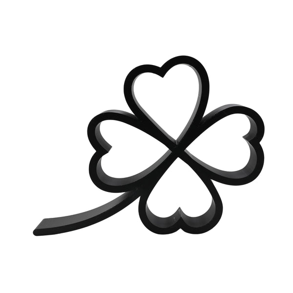 Resting Shamrock Decor, Minimalist Line Art Shamrock, St. Patrick's Day Home Decor, Modern Hobbies, Desk Line Art