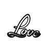 Love Calligraphy Style, Minimalist Line Art, "Love" Sculpture, Elegant Inspirational Home Decor, Modern Hobbies, Desk Line Art