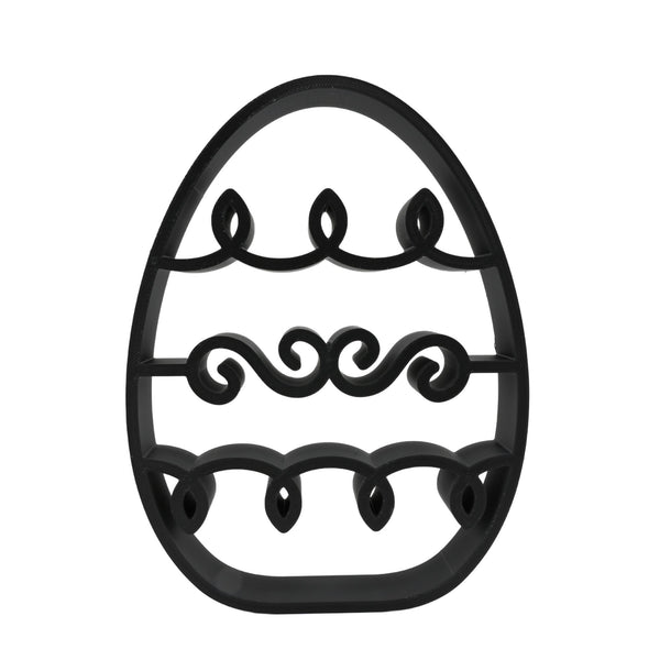 Squiggly Wave Easter Egg, Minimalist Line Art, Silhouette Statue, Seasonal Charm Home Decor, Modern Hobbies, Desk Line Art